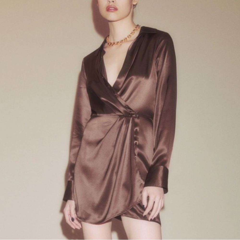 Reformation Aline silk dress